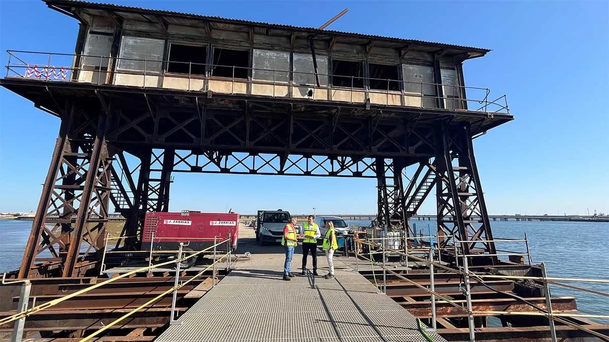 El Puerto de Huelva prevé finalizar las obras del Muelle de Tharsis antes de final de año