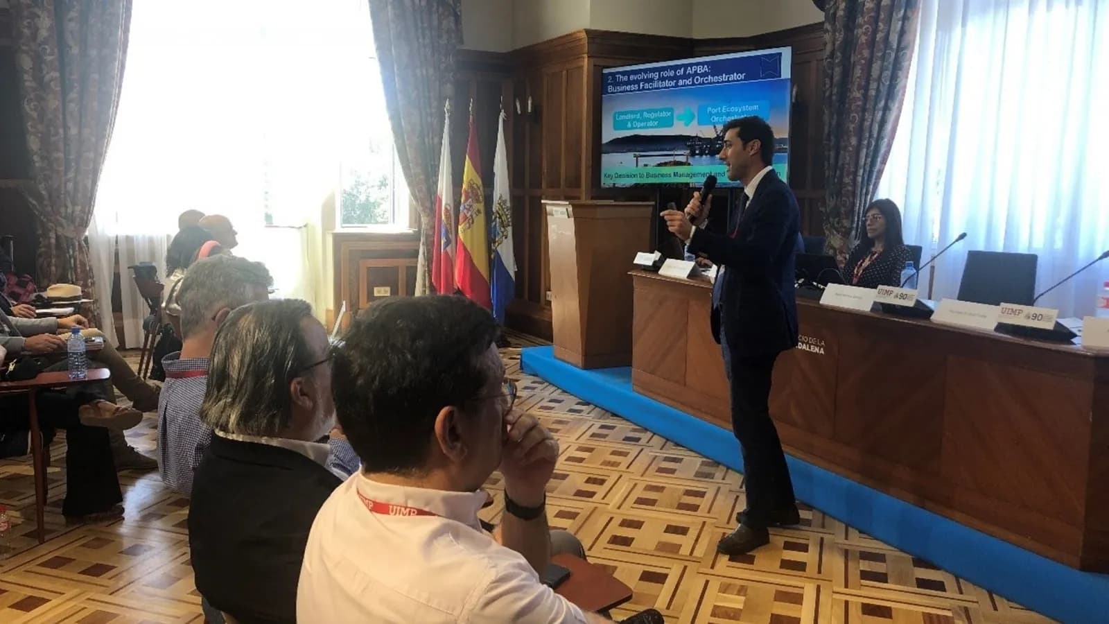 La APBA participa en el ciclo de encuentros de la “Semana Portuaria” de la UIMP en Santander