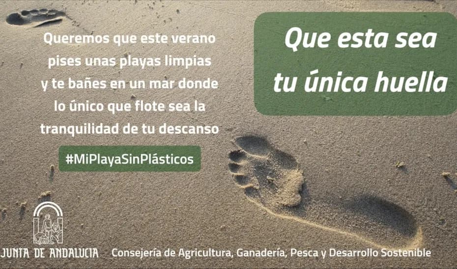 La Junta impulsa una campaña en las redes sociales para concienciar del daño medioambiental de los plásticos en las playas