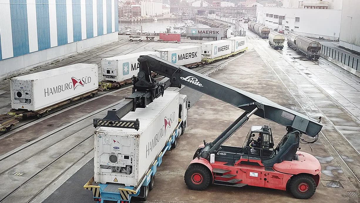 Maersk inicia un nuevo servicio ferroviario ‘reefer’ entre Algeciras y Marín