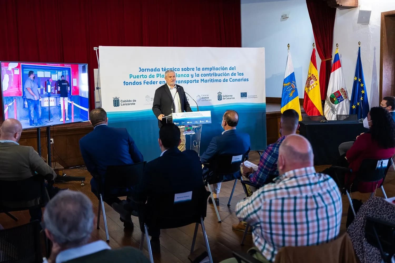 La ampliación del Puerto de Playa Blanca aumentará la seguridad en las operaciones y dinamizará la economía insular