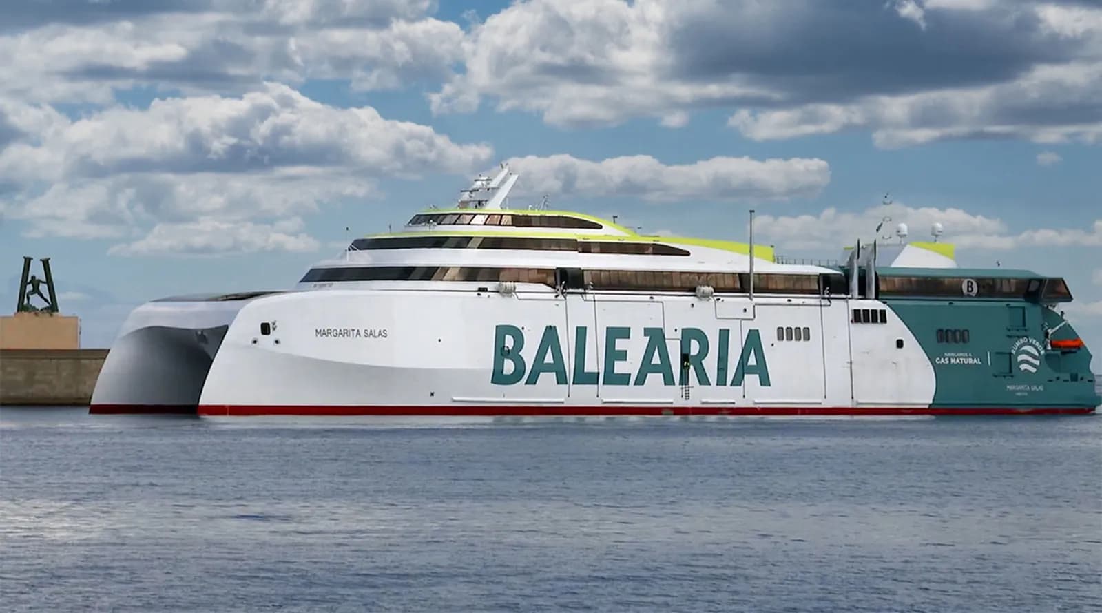 El ‘Margarita Salas’ de Baleària comienza a operar en la línea Algeciras-Ceuta
