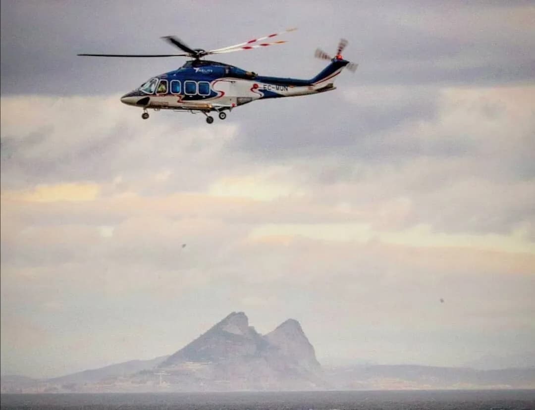 Las rutas de helicóptero entre Ceuta y Andalucía superan los 60.000 viajeros en 2024
