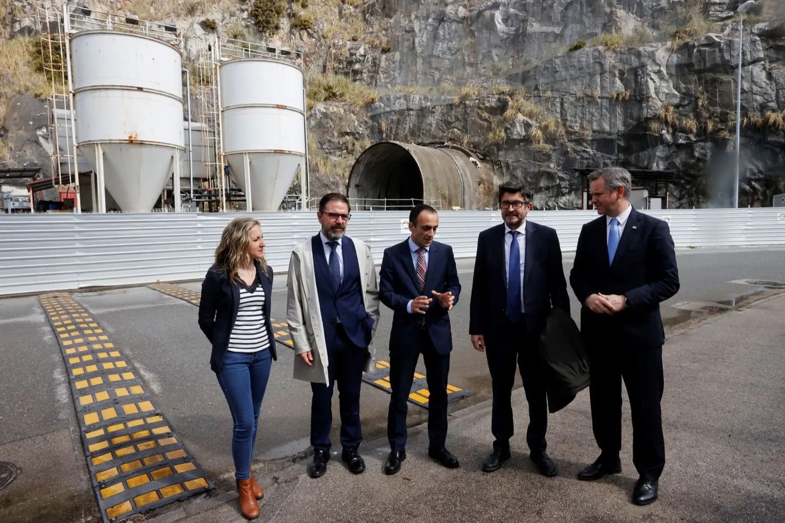 Puertos del Estado se interesa por las obras del acceso ferroviario del puerto de Ferrol
