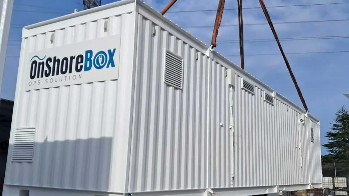 Omexom Spain desarrolla OnShoreBox, una solución modular para el suministro eléctrico a buques