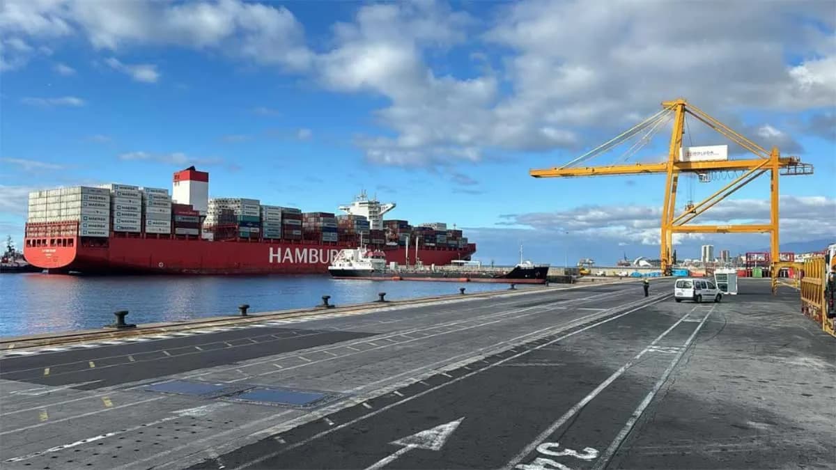 El puerto de Santa Cruz de Tenerife acoge su mayor operativa de trasbordo internacional