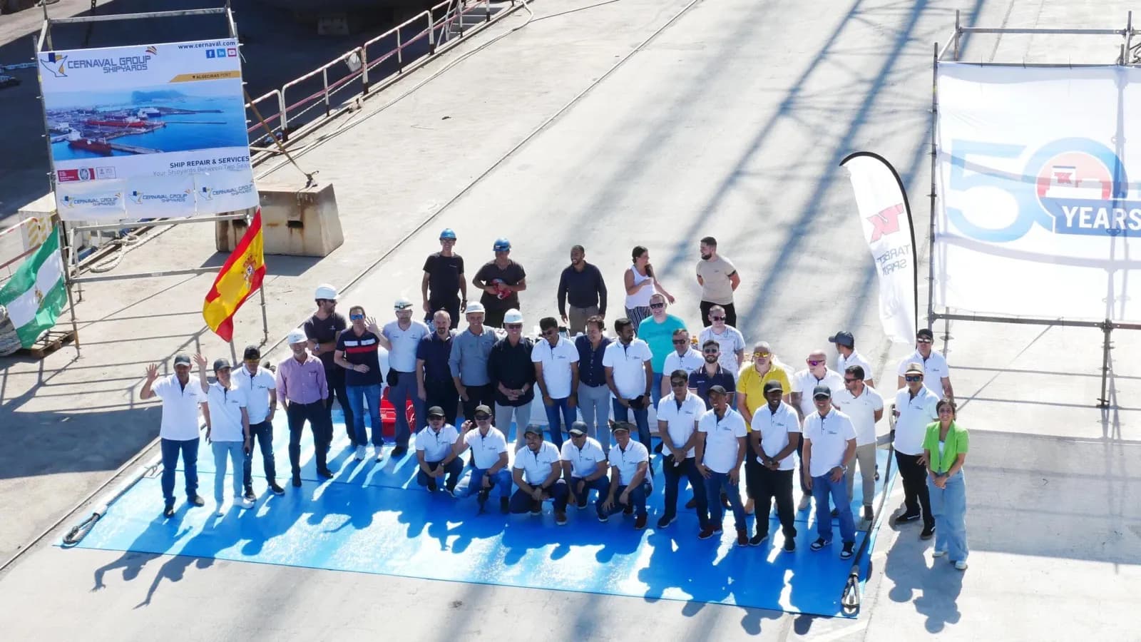 “Teekay” celebra su 50 aniversario en las instalaciones de Cernaval