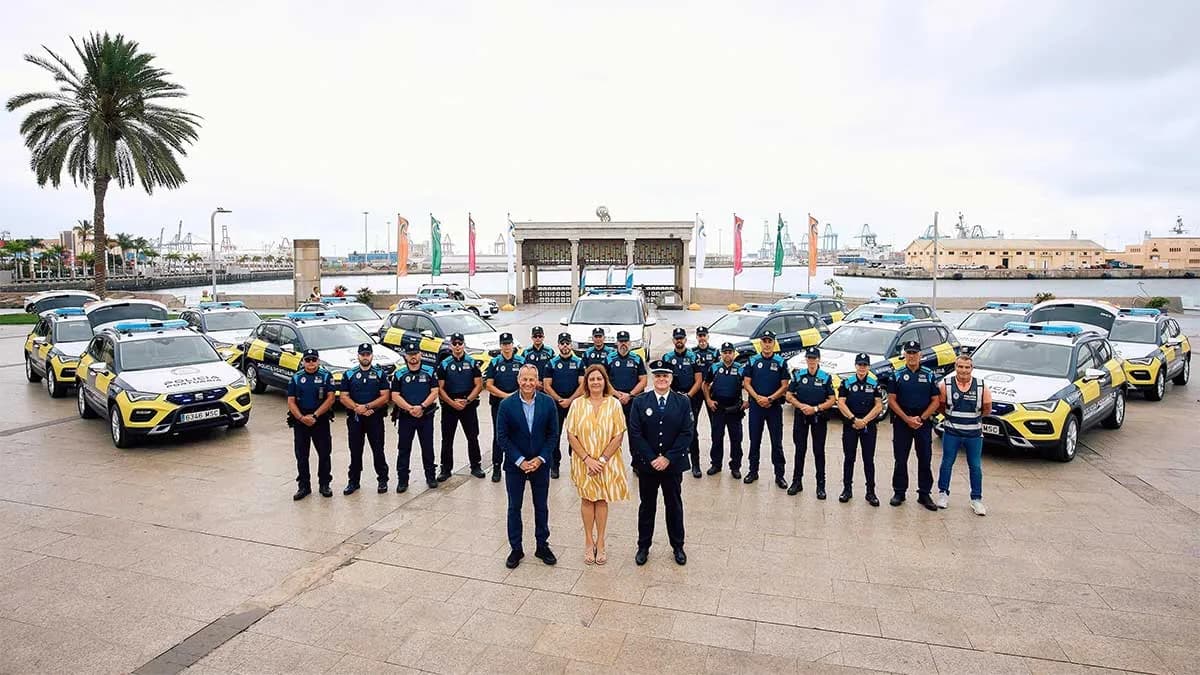 La Autoridad Portuaria de Las Palmas presenta su nueva flota de vehículos para la Policía Portuaria