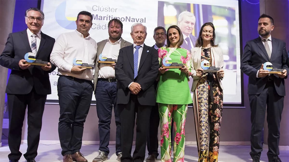 El Clúster Marítimo Naval de Cádiz celebra la segunda edición de los «Premios José Antonio Rodríguez-Poch al impulso del sector naval»