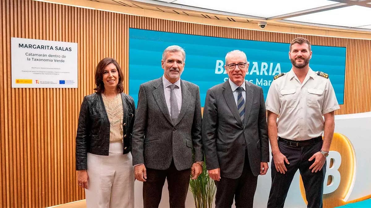 Baleària reducirá un 22% las emisiones de CO2 con su nuevo fast ferry Margarita Salas
