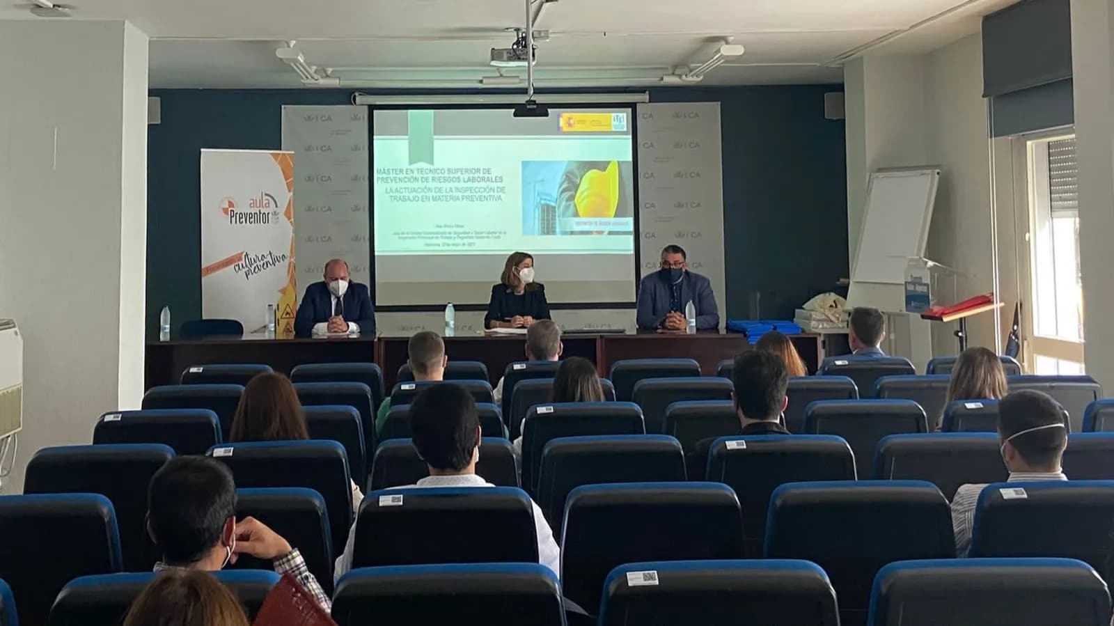 Ana Gross, protagonista en la clausura del Máster en Técnico Superior de Prevención de Riesgos Laborales