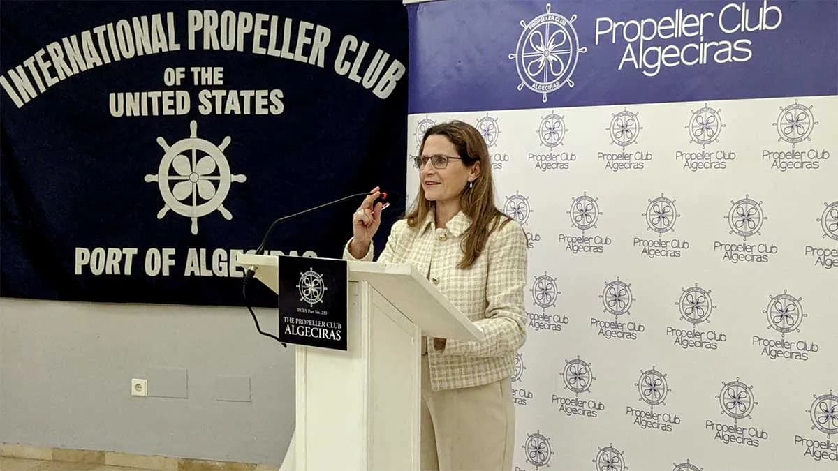 Pilar Jurado expone las novedades del Código Aduanero de la UE en el almuerzo del Propeller Club Algeciras