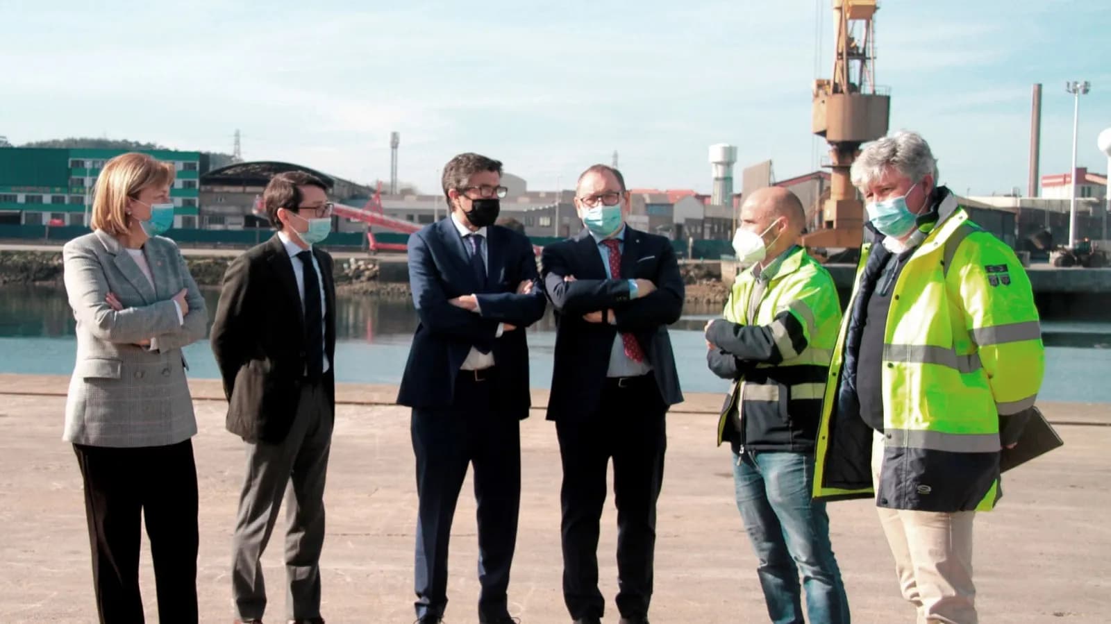 Puertos del Estado visita el puerto de Avilés para conocer su estrategia de expansión logística
