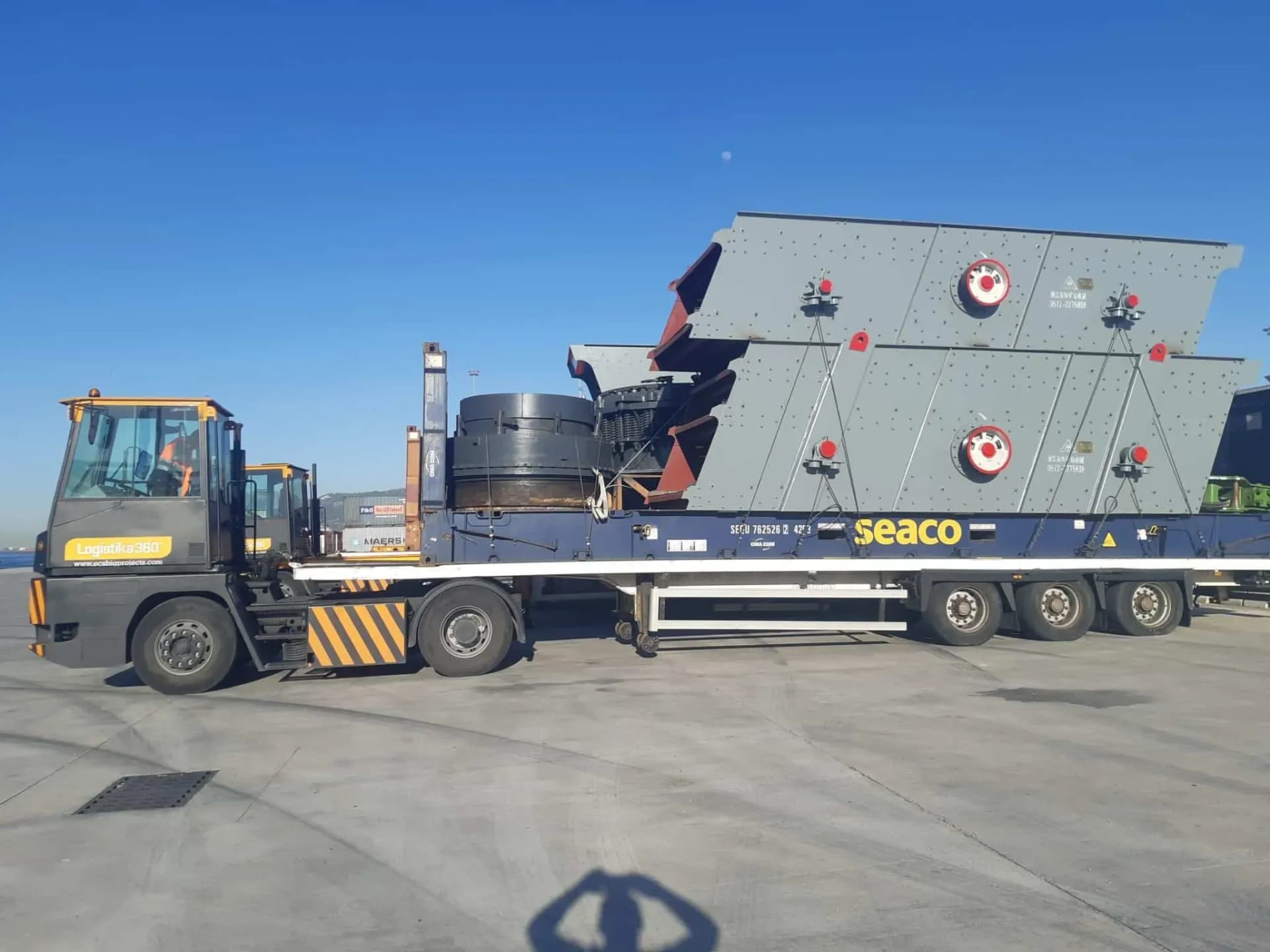 ECS 360 Logistika demuestra su eficacia en la ejecución de transportes especiales