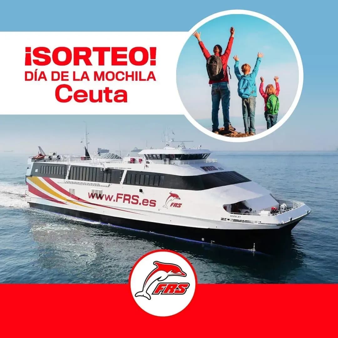 FRS sortea billetes de barco por el Día de la Mochila de Ceuta