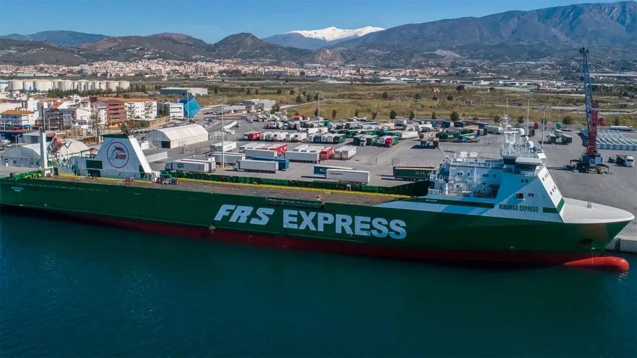 FRS consolida la línea de mercancías Motril-Tánger con un crecimiento del 7,8% hasta julio