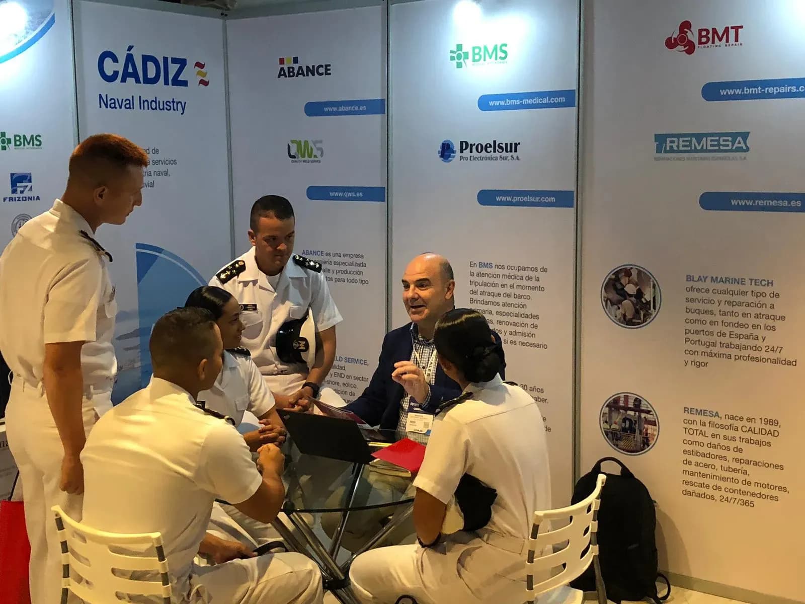 Satisfacción en la delegación de BMT desplazada a Colombia