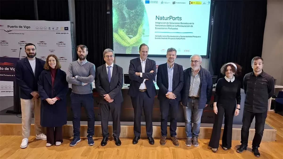 NaturPorts concluye con la colonización de 170 especies y la recuperación de praderas marinas en Vigo