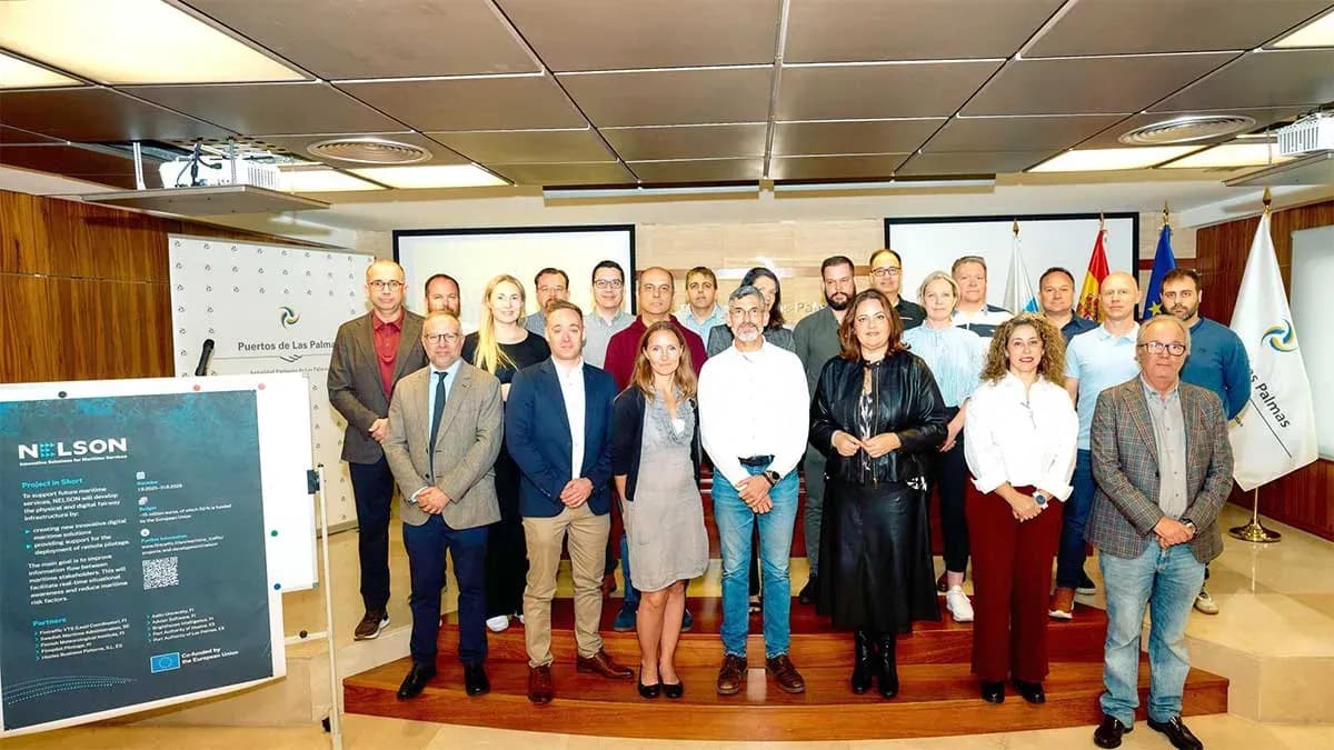 Las Palmas presenta el proyecto NELSON para desplegar corredores marítimos inteligentes con financiación europea