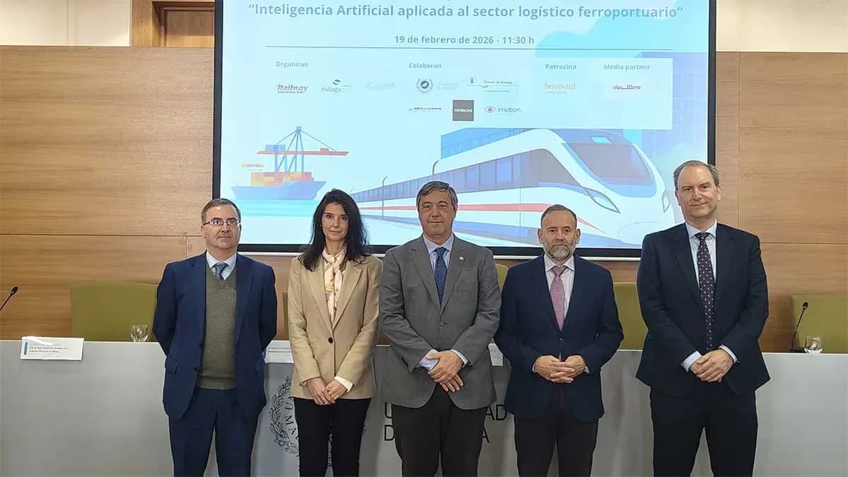 Málaga acoge una jornada sobre inteligencia artificial aplicada al sector logístico ferroportuario