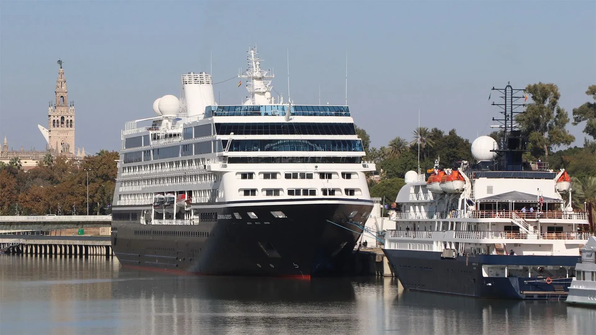 El tráfico de cruceros del Puerto de Sevilla crece un 11,7% hasta agosto con 57 escalas