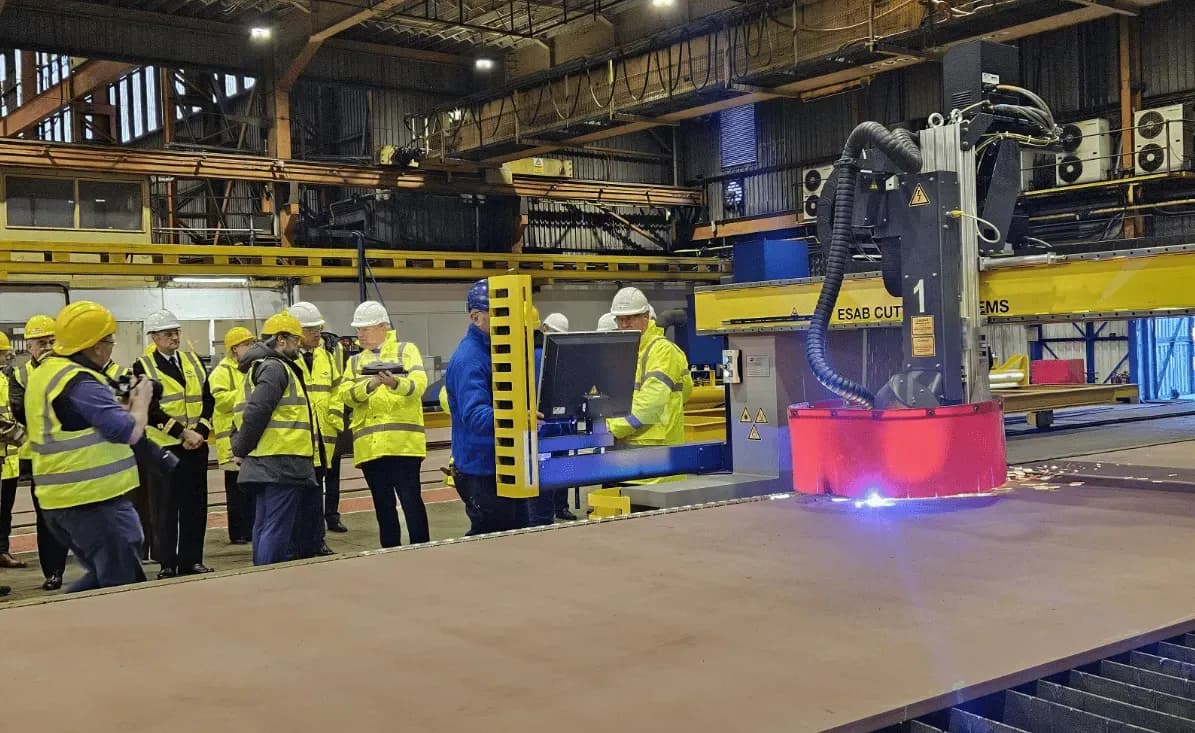 Navantia refuerza su proyección internacional un año después de la adquisición de Harland & Wolff
