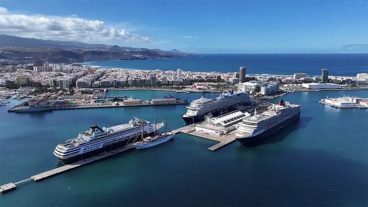 Los puertos españoles reciben 6,38 millones de cruceristas en el primer semestre
