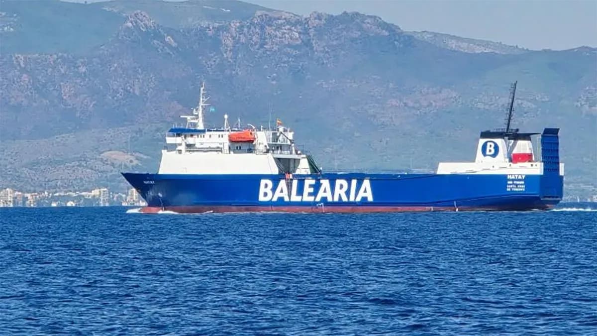 El ro-ro ‘Hatay’ se incorpora a la línea Ceuta-Algeciras operado por Baleària