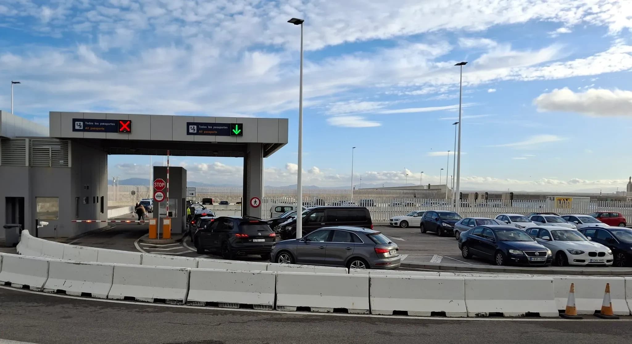 La borrasca Francis mantiene suspendidas las salidas de ferris entre Tarifa y Tánger Ciudad durante este sábado