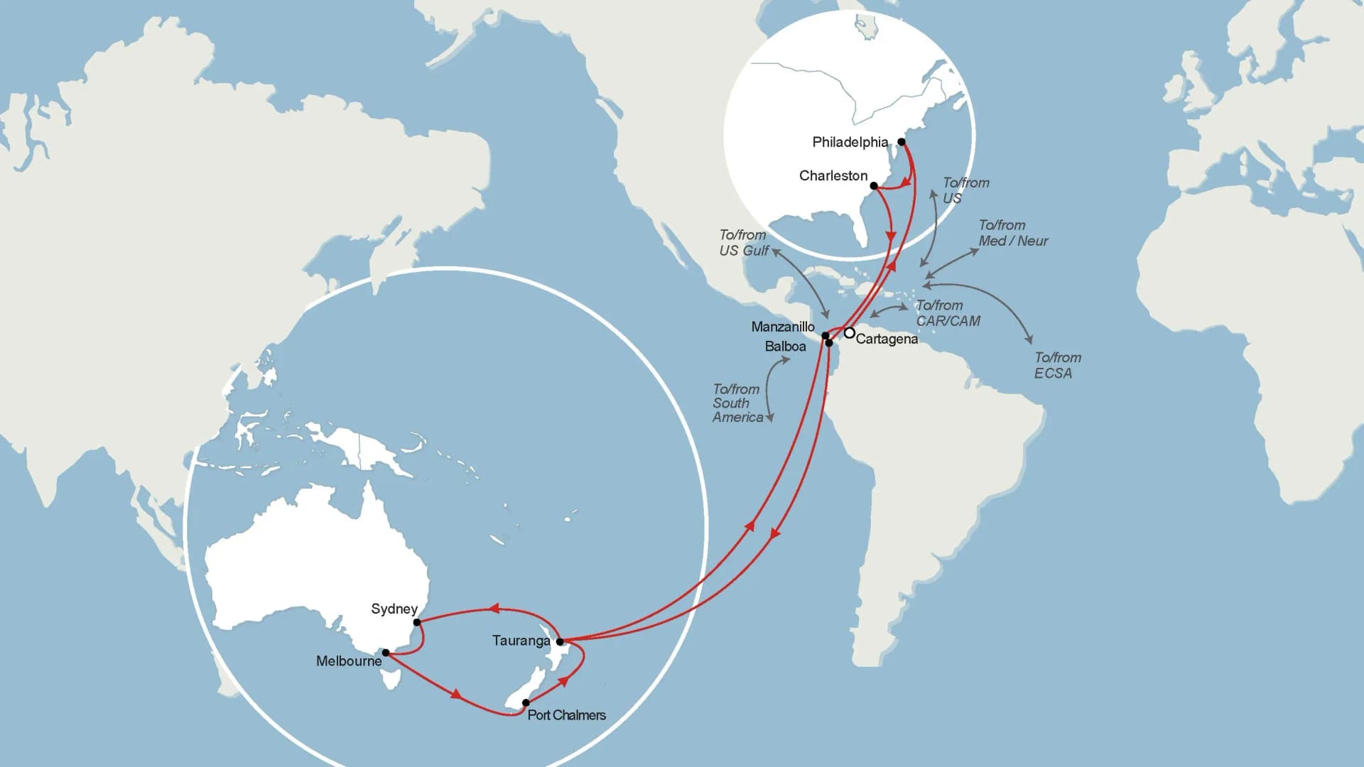 CMA CGM lanza el servicio KEA para conectar la costa este de Estados Unidos con Australia y Nueva Zelanda