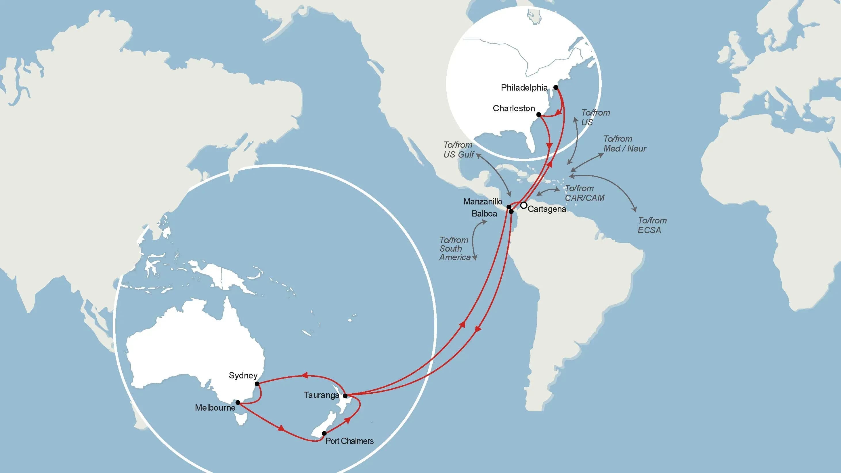 CMA CGM lanza el servicio KEA para conectar la costa este de Estados Unidos con Australia y Nueva Zelanda