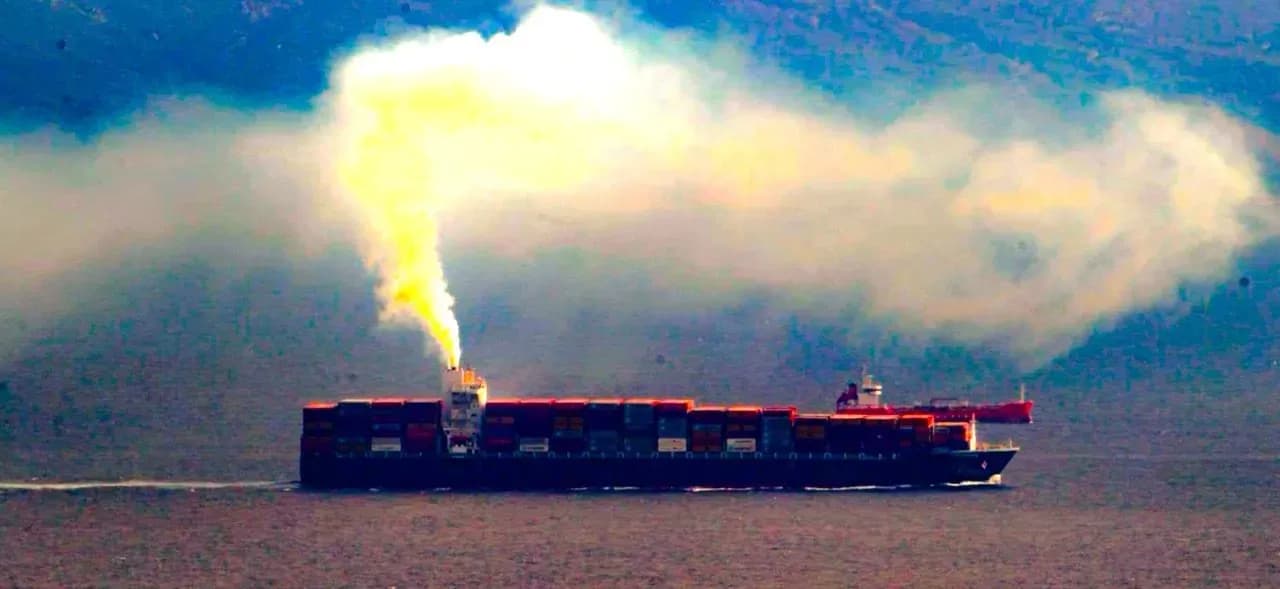 Verdemar reclama un control ambiental exhaustivo a los buques de MSC en el Estrecho de Gibraltar