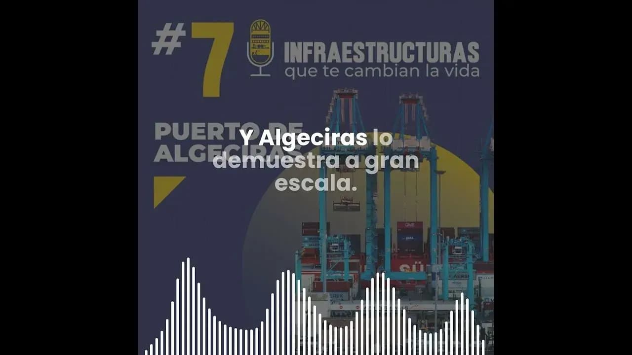 El Puerto de Algeciras centra el nuevo episodio del pódcast sobre infraestructuras del Ministerio de Transportes