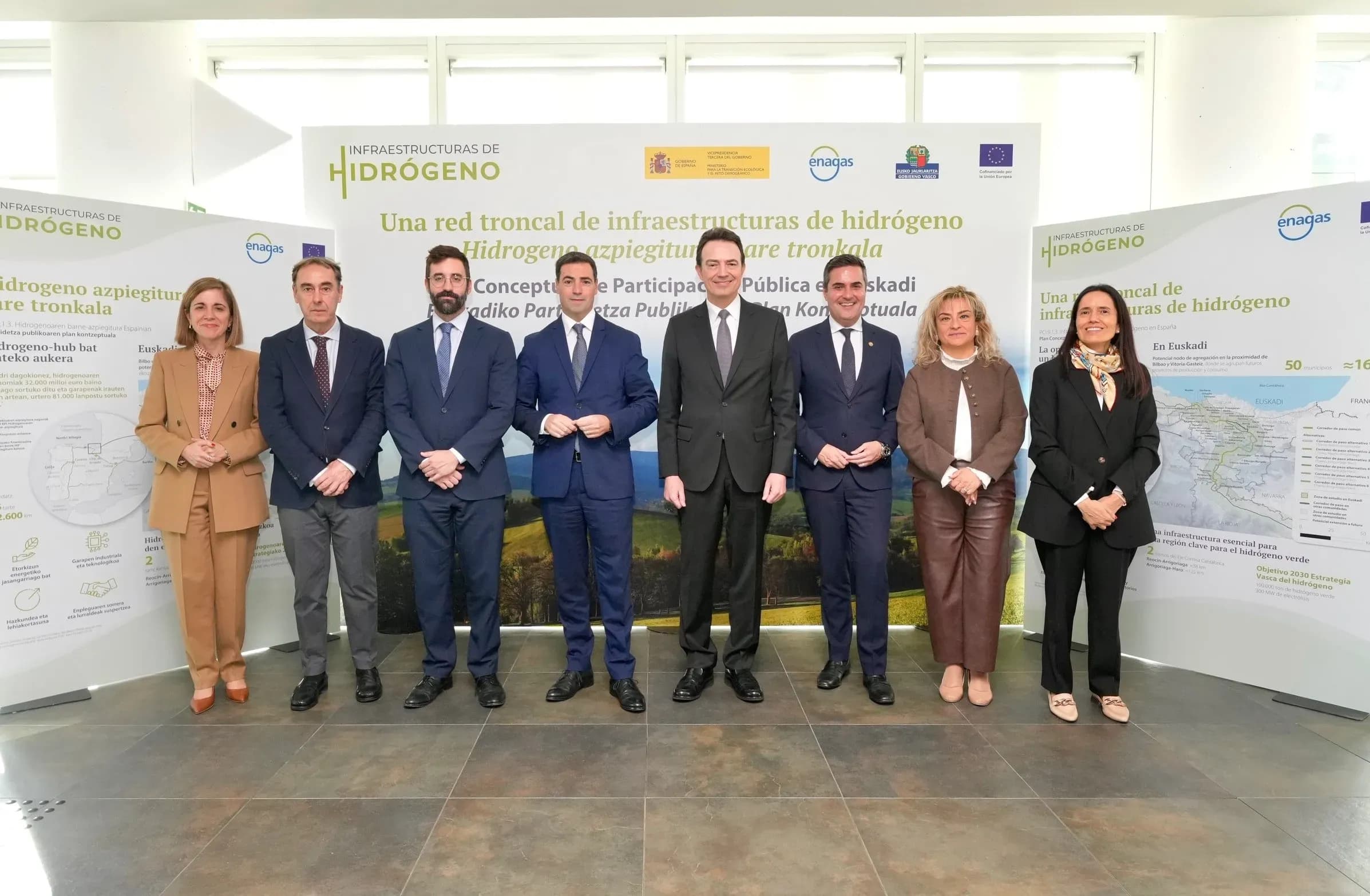 Enagás presenta en Bilbao el Plan de Participación Pública de la Red Troncal de Hidrógeno en Euskadi