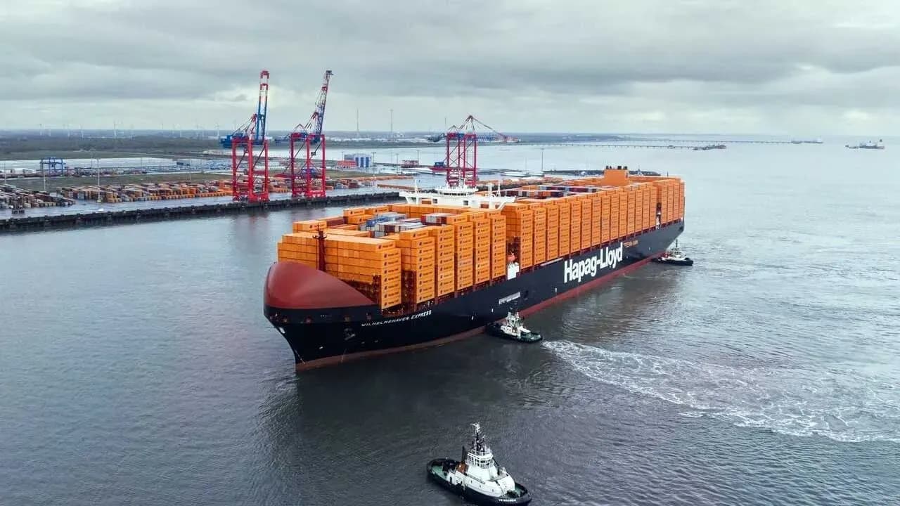 Hapag-Lloyd culmina su programa de nuevas construcciones con la botadura del «Wilhelmshaven Express»