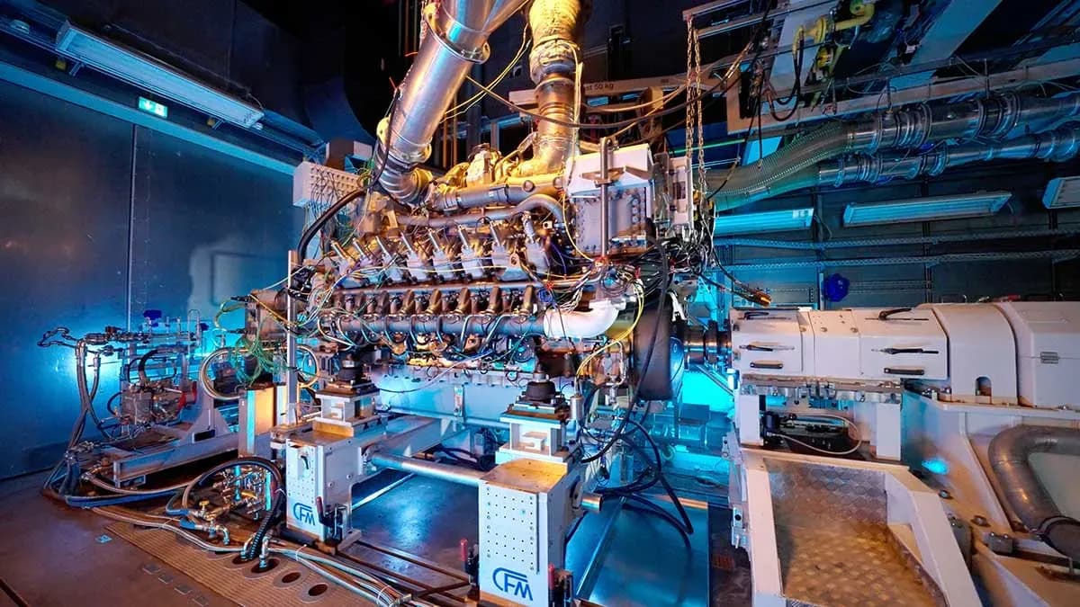 Rolls-Royce prueba con éxito el primer motor marino de alta velocidad alimentado exclusivamente con metanol