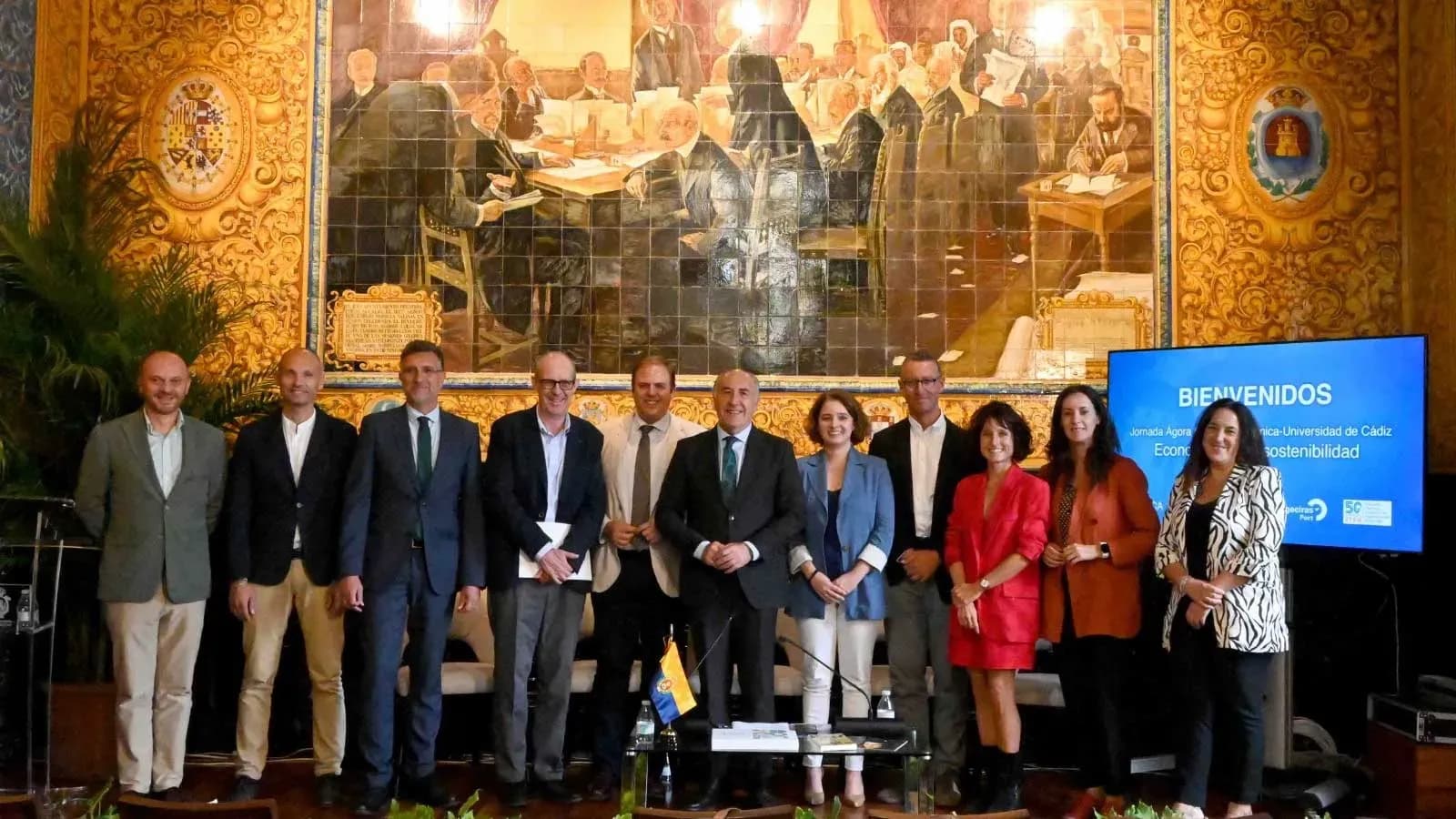 La jornada Ágora de la Cátedra Telefónica UCA reúne en Algeciras a expertos en economía azul y sostenibilidad