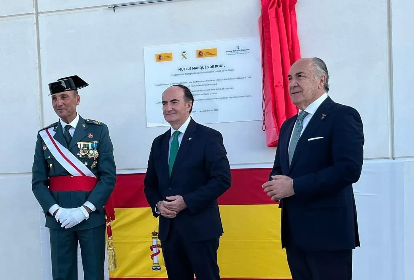 La APBA inaugura el nuevo Muelle Marqués de Rodil en el Saladillo para la flota de la Guardia Civil