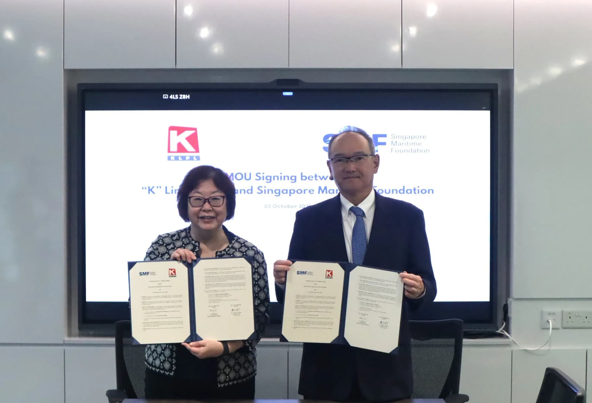 “K” Line Singapur y la Fundación Marítima de Singapur renuevan su acuerdo para formar talento joven