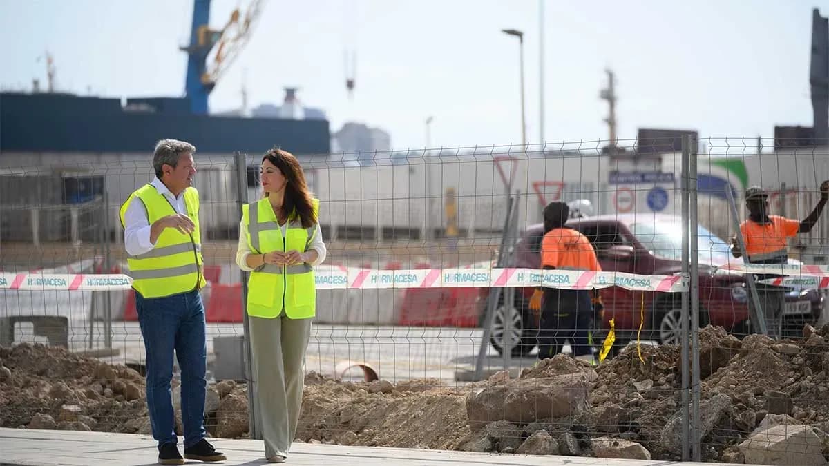 El Puerto de Almería encara la recta final de las obras del nuevo acceso desde la N-340