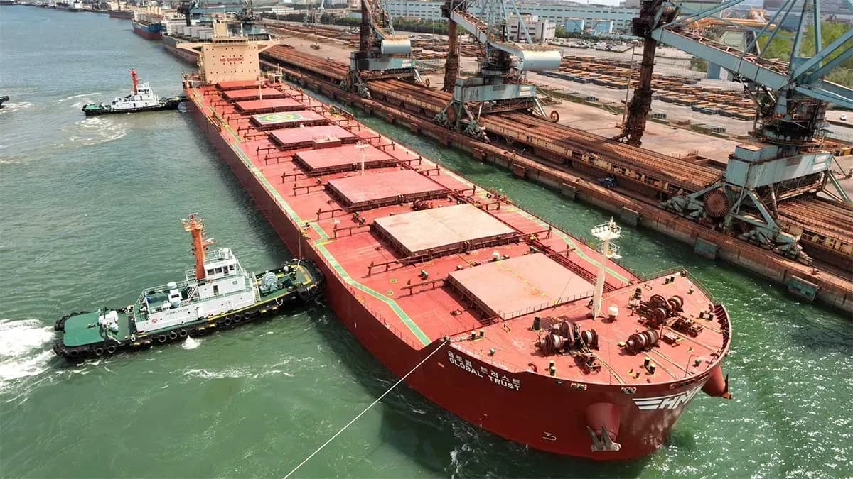 HMM firma un contrato de 10 años con Vale para el transporte de mineral de hierro