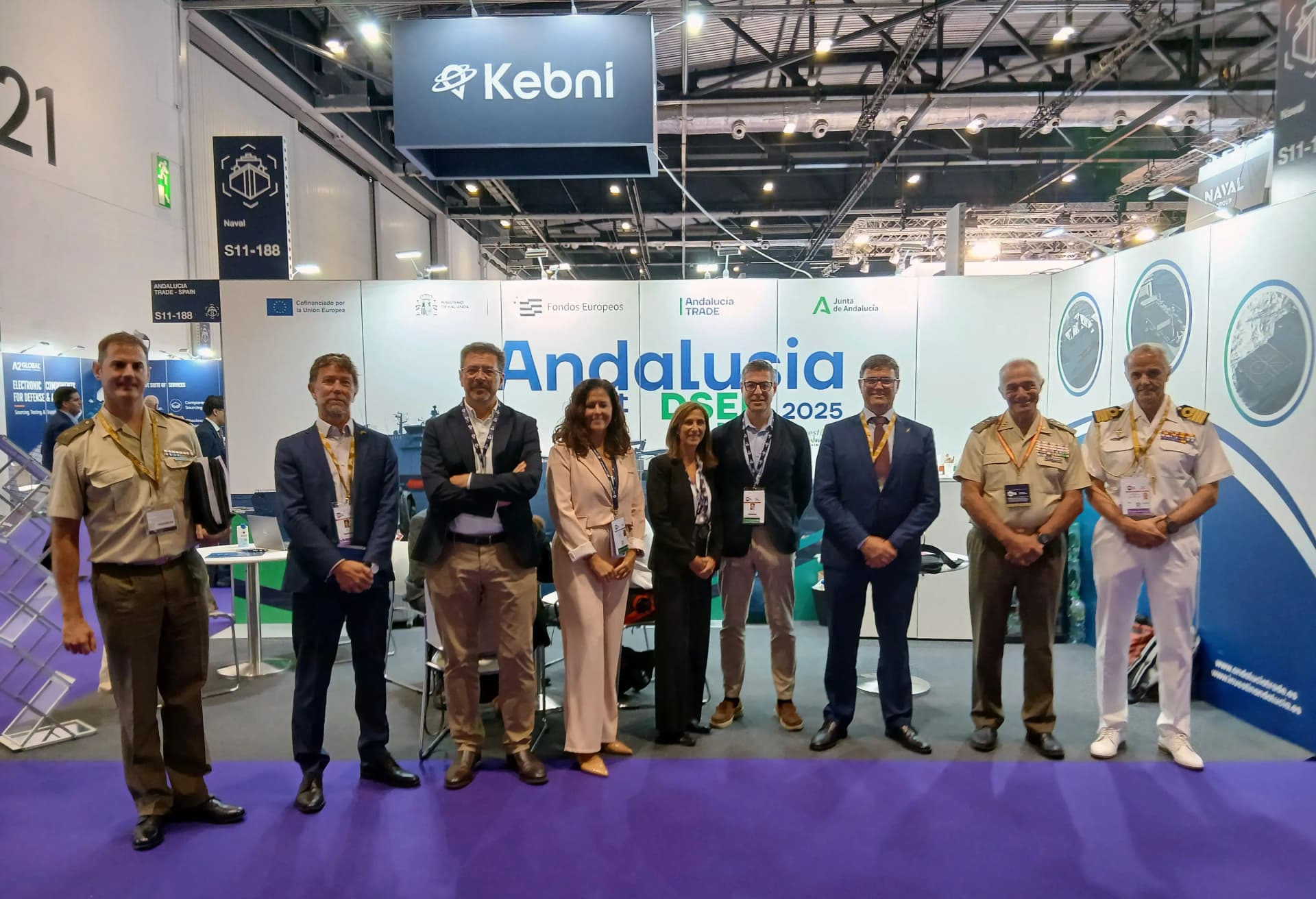 Empresas andaluzas participan en DSEI 2025 para afianzar su presencia internacional en defensa y seguridad