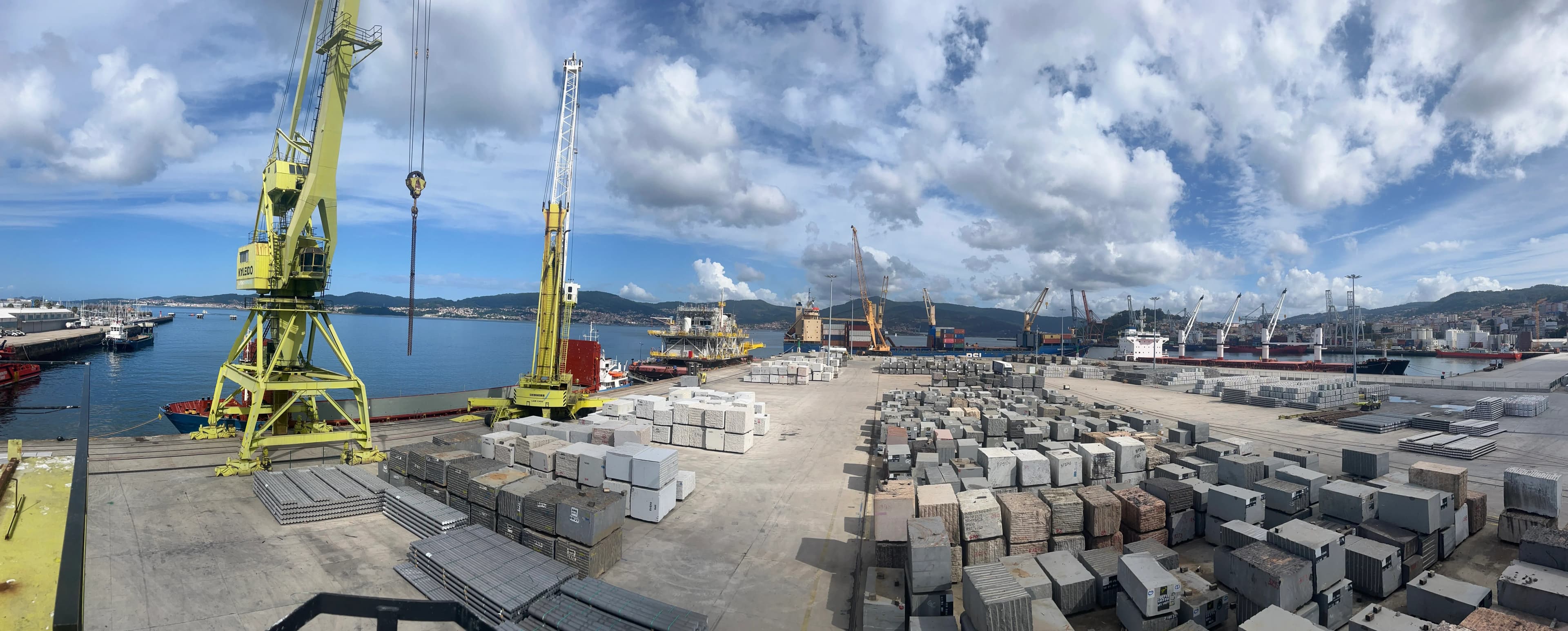El Puerto de Vigo y Kaleido Logistics gestionarán un récord de 70.000 toneladas de mercancías convencionales en septiembre