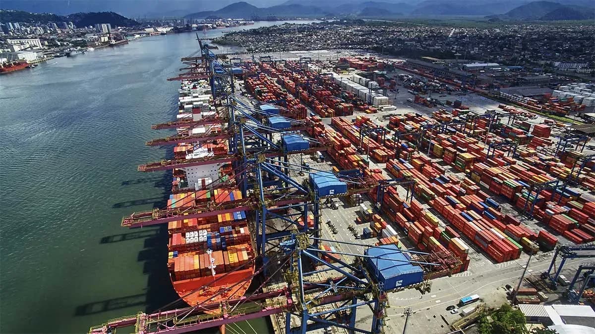 El Puerto de Santos mantiene su posición como principal enclave portuario del comercio brasileño