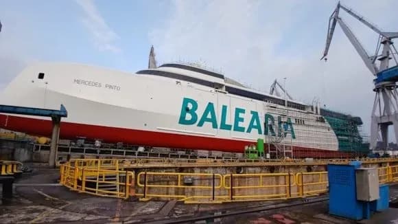 Baleària botará en septiembre el ‘Mercedes Pinto’