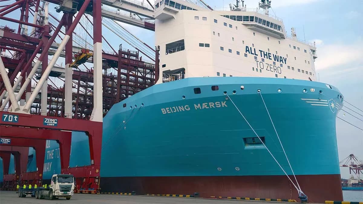 Maersk incorpora el Beijing Maersk, un nuevo portacontenedores de gran capacidad propulsado por metanol