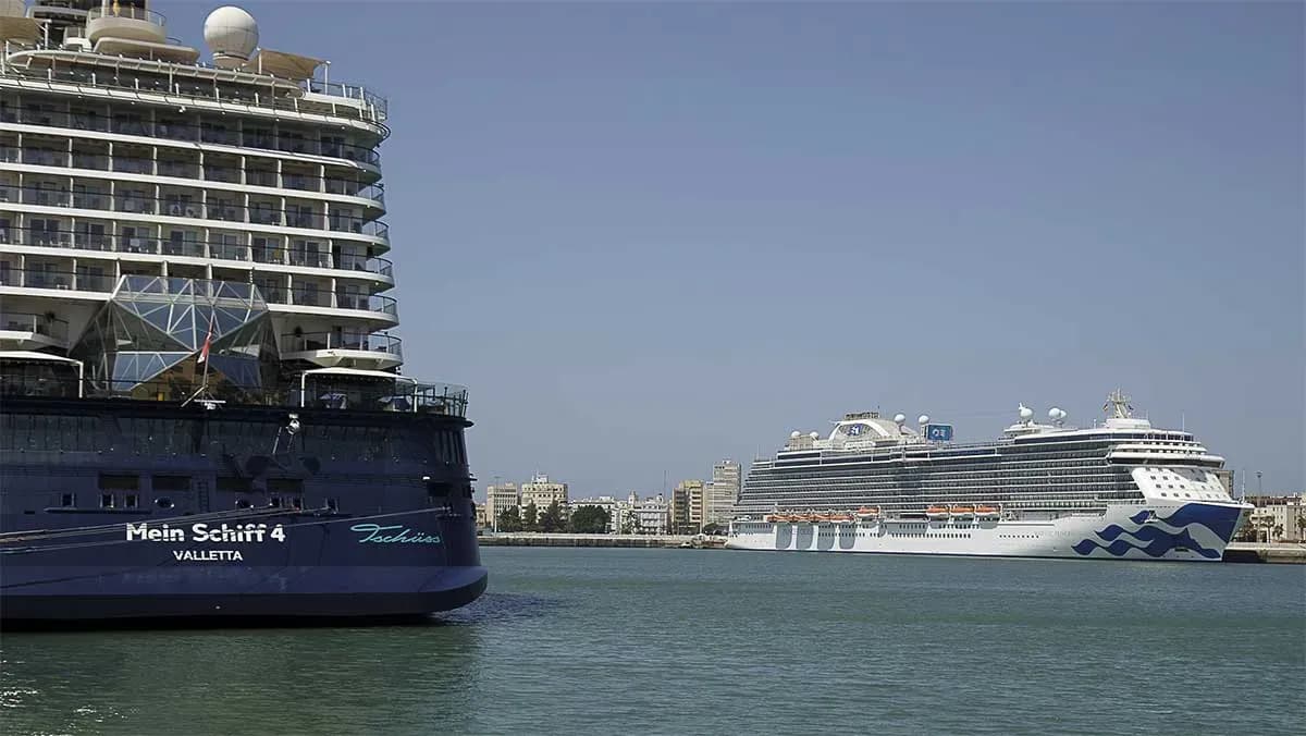Los puertos españoles superan los 6,2 millones de cruceristas en el primer semestre del año, un 17,7% más que en 2024