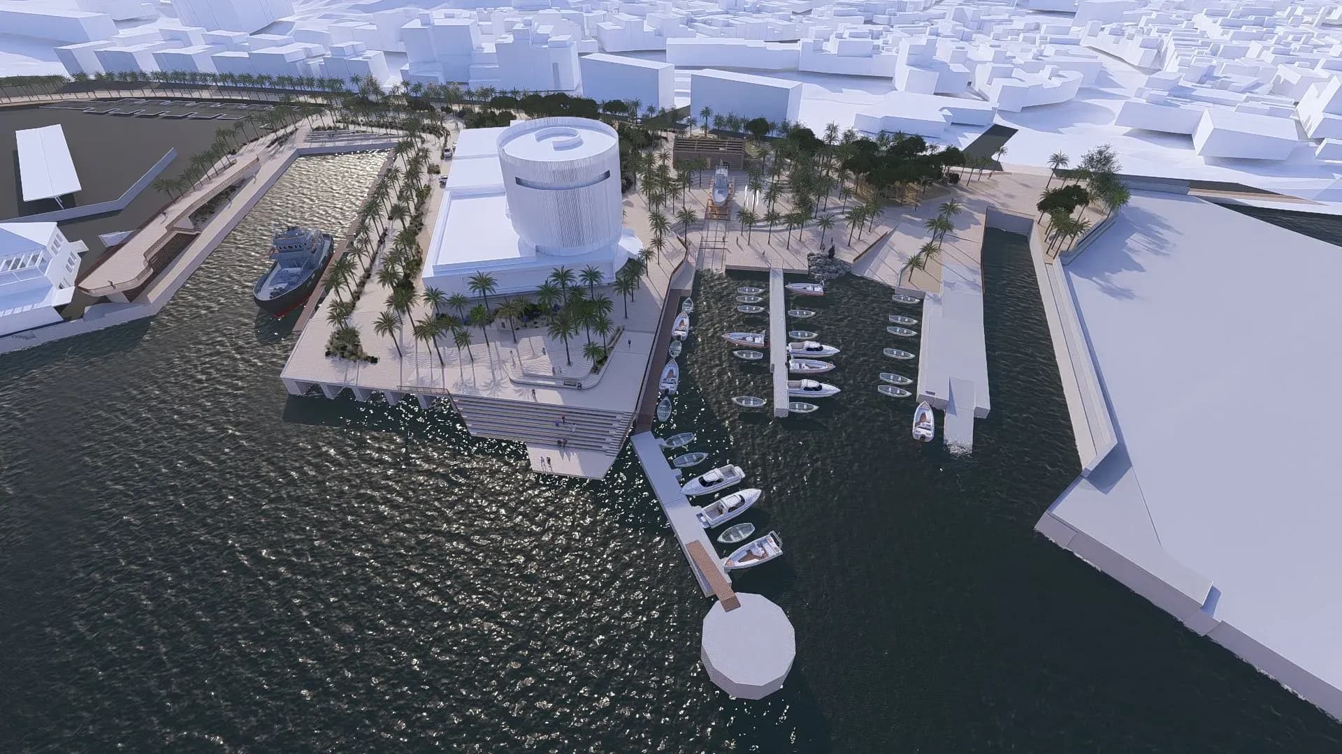 Santa Lucía contará con un gran espacio público abierto al mar tras la remodelación de su fachada marítima