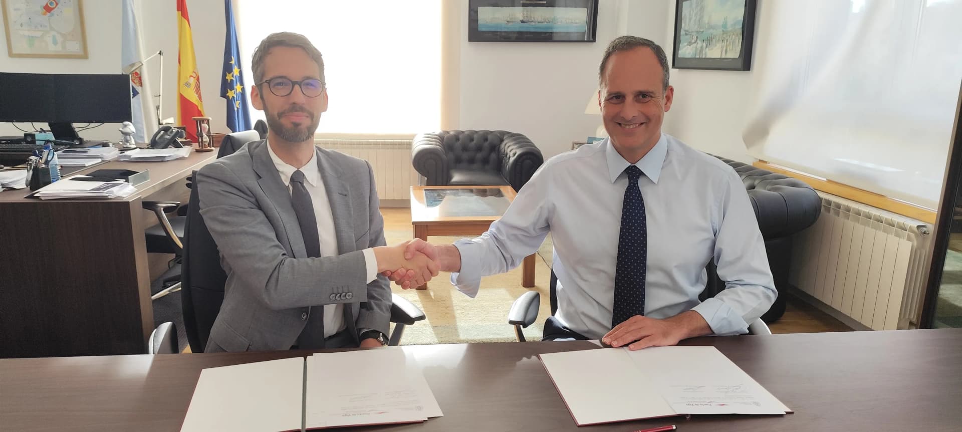 El Puerto de Vigo y ANFACO-CYTMA firman un convenio para desarrollar un Hub de Economía Azul