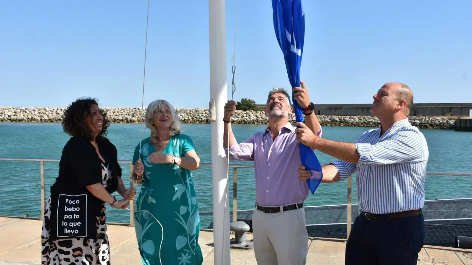 Los puertos deportivos de Rota y Chipiona renuevan la bandera azul por su gestión sostenible y calidad de servicios